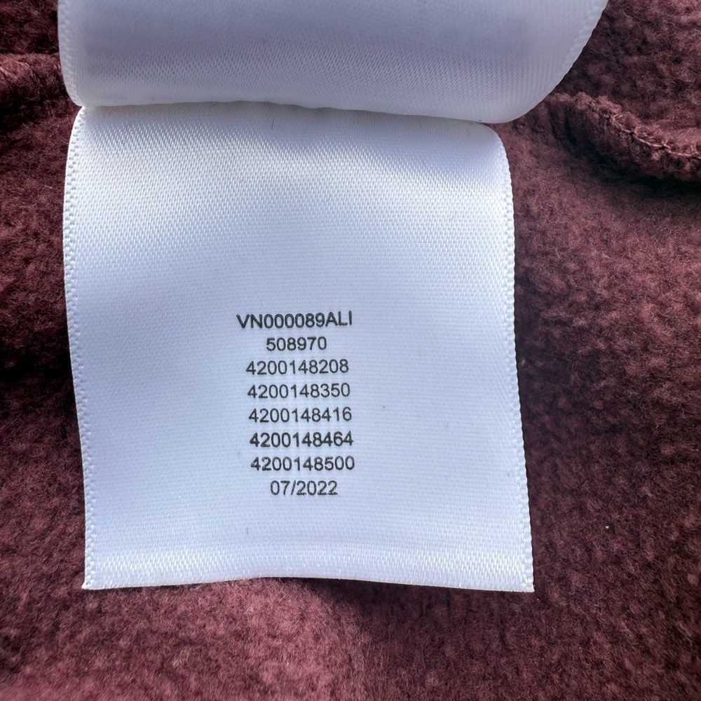 Vans Outdoor Club Hoodie 🌄 Retro Trail Graphic – Size S – Maroon & Mint - Picture 4 of 10